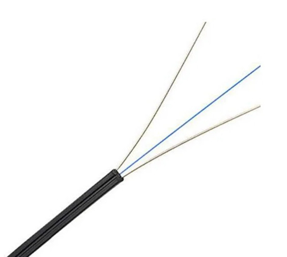 FTTH Drop Cable Indoor 1/2 cores Arco-tipo FRP/aço membro de resistência