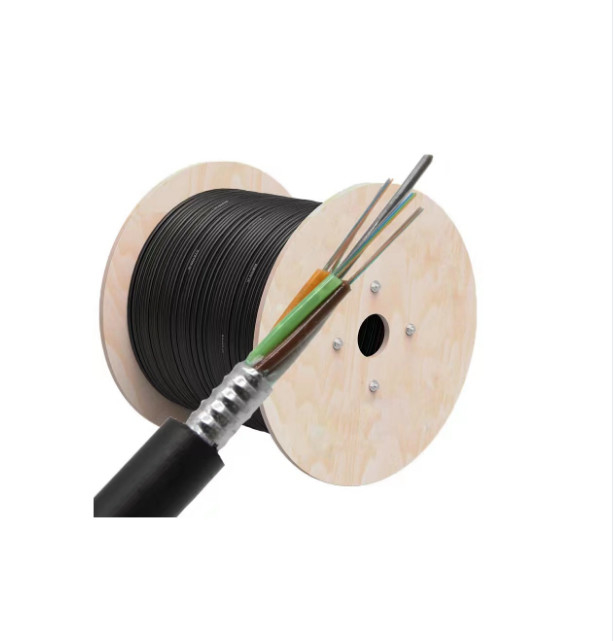 2-12 Núcleos GYXTC8A Cabos aéreos Cabos de fibra óptica Figura-8 Forma