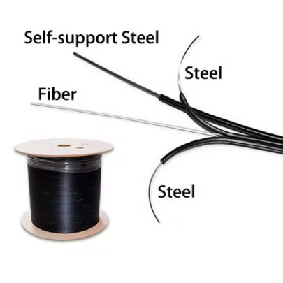 Cable de queda de fibra óptica FTTH auto-sustentável GJYXCH 1/2 núcleos Indoor Outdoor