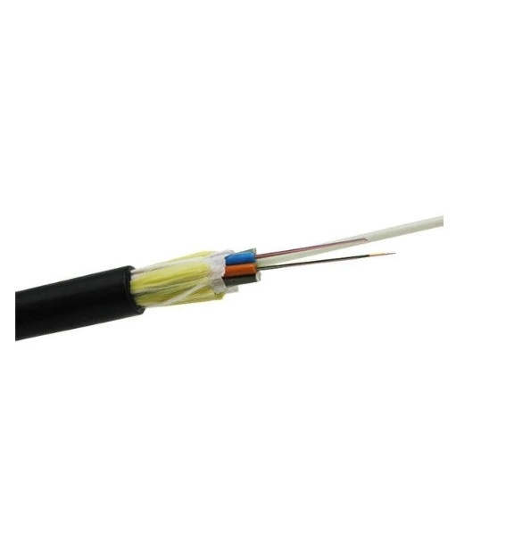 2-36 núcleo Span 100 M PE AT jacket sheath G652D Single jacket outdoor ADSS Fiber Optical Cable