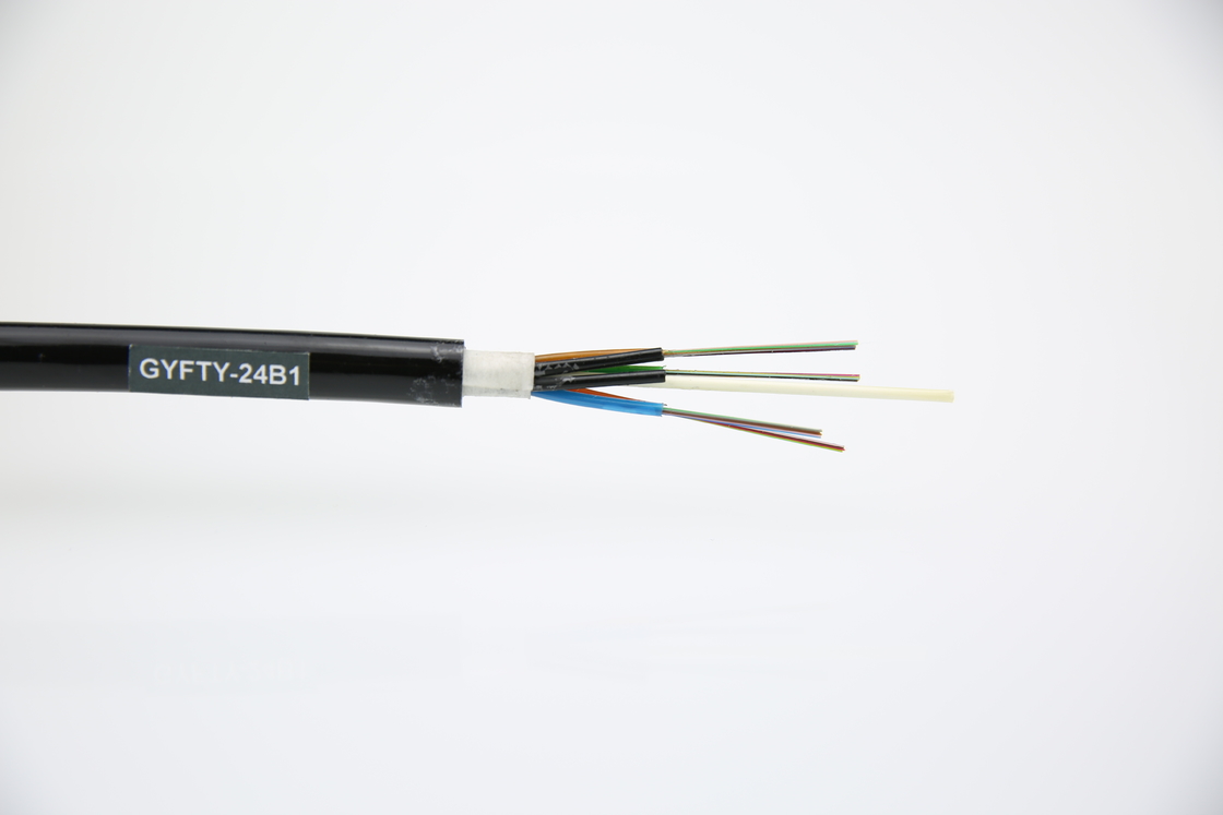 GYFTY 144 Núcleos Todos os condutores de comunicação exterior dielétricos Instalação de cabo de fibra óptica