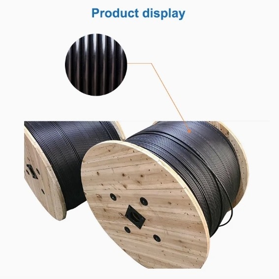 PE ou LSZH Jacket Cable de fibra óptica blindado para exterior com proteção de fibra e fita de aço G652D