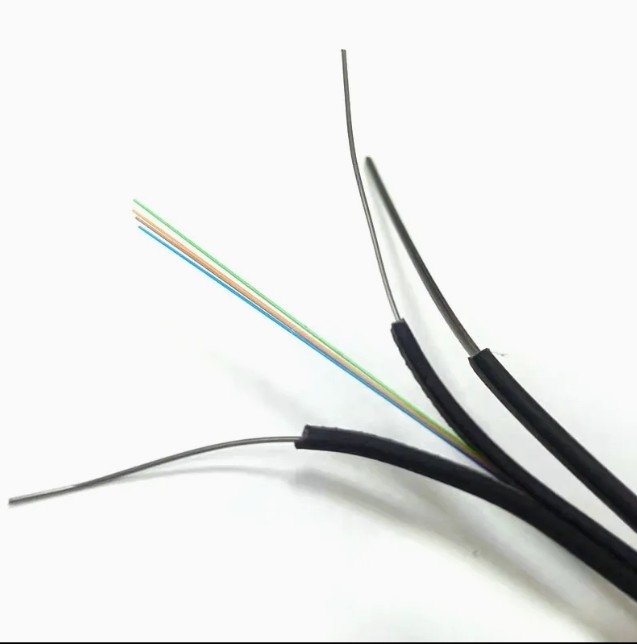 Cable de queda FTTH auto-sustentável de forma de arco com 4 núcleos para comunicação telefônica