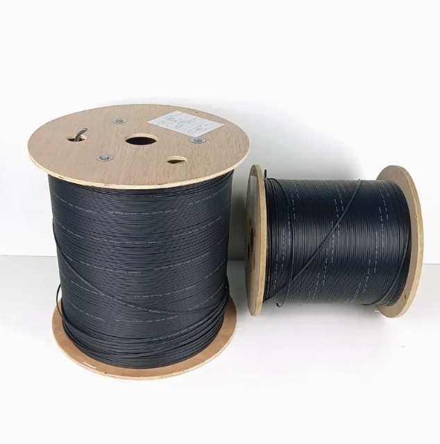 Cabo de fibra óptica em forma de borboleta metálica para exterior com 1 núcleo introduzido