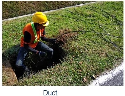 Cabo de fibra óptica enterrado direto GYTA53 com tubo solto PBT e perda de retorno ≥ 50dB para núcleos de desempenho superior de rede 2-144 núcleos