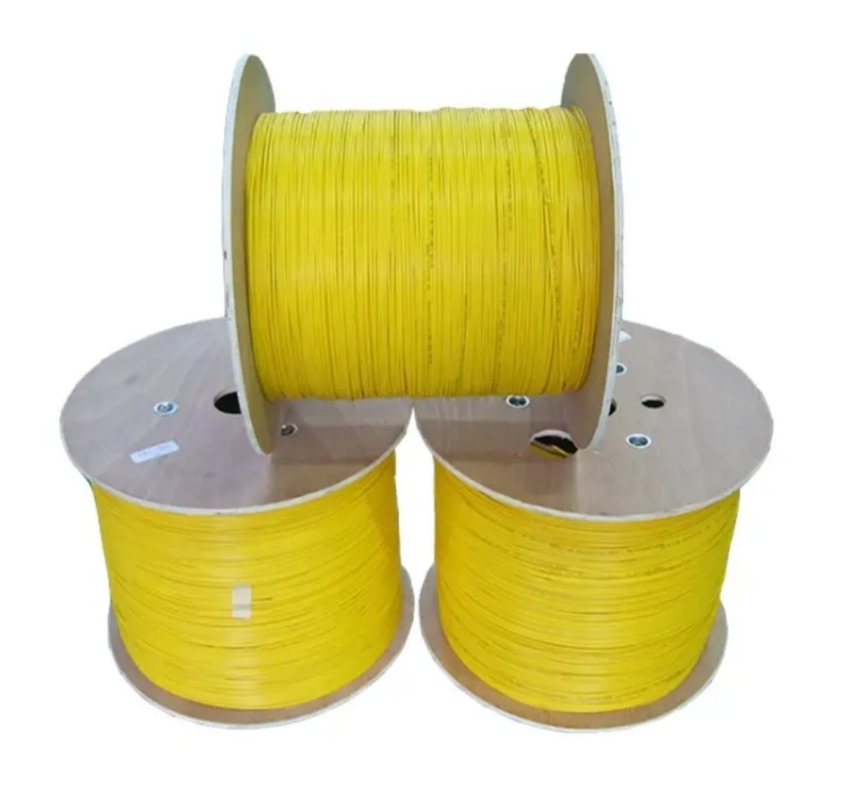 Cabos de fibra óptica de interior de modo único/multi-modo com filamento de resistência de fio de aramida e material de bainha interna de PVC/LSZH