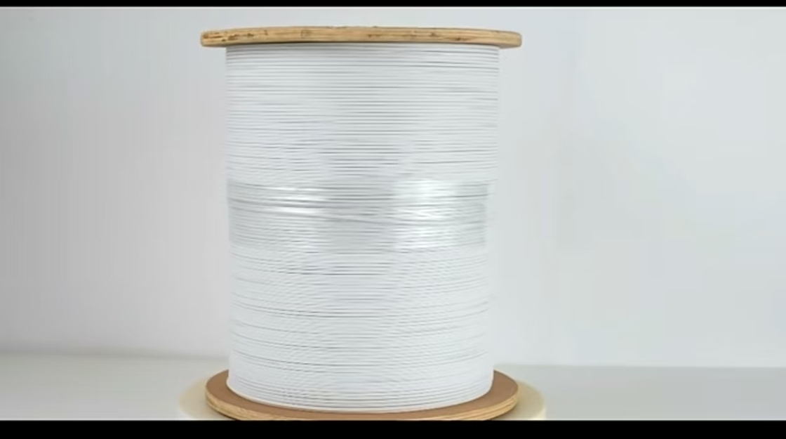 Introdução de cabo óptico em forma de borboleta