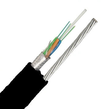24 figuras 8 cabo de fibra ótica do núcleo para uma comunicação exterior GYXTC8S