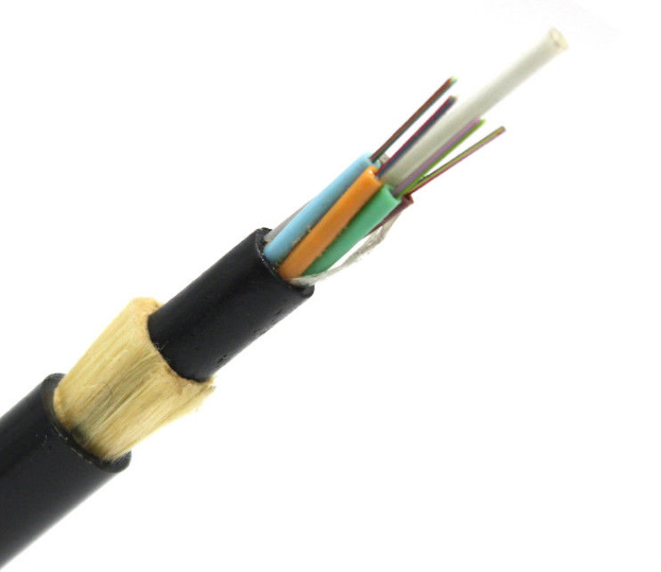 O fio de Aramid encalhou o cabo de fibra ótica fraco do núcleo do tubo 100m ADSS 24