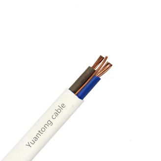 Bvvb 10 mm revestido ou não revestido PVC envelopamento paralelo núcleo de cobre cabo de alimentação Elétrico fio de cobre