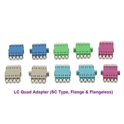 Conectores de cabo de fibra ótica do quadrilátero, conector da fibra do SC Apc