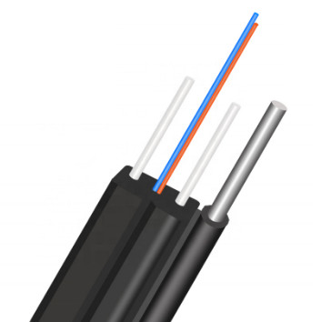 Modo único 4 Núcleo Interior G657A Lszh Fibra Óptica Cabel Exterior FTTH Drop Cabel