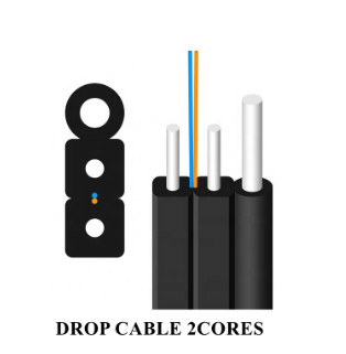 Fibra Óptica 2 Núcleo FTTH Cabos G657A2 Cabos de Fibra Óptica