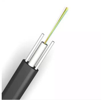 Tipo fraco núcleo 4 8 12 exterior interno liso do cabo pendente da fibra ótica do tubo de YTTX FTTH