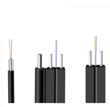 Cabo de Fibra Óptica Interna Externa Modo Único G657A2 FTTH Tap Cable