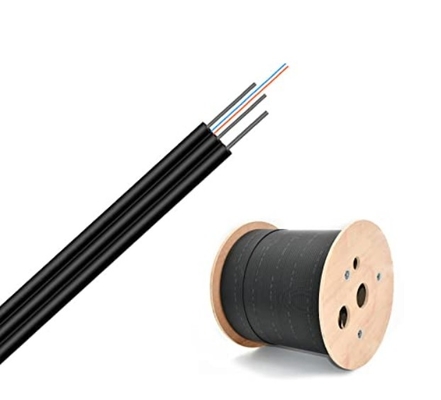 Cable de saída azul para instalação em redes FTTH