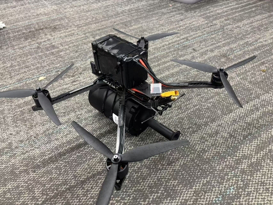 Drone Quadricóptero FPV de Fibra com Câmera 15km 0,28mm Alta Tensão 60-70N