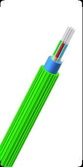 Micro cabo soprado por ar com bainha de HDPE, distância de sopro de 2000m